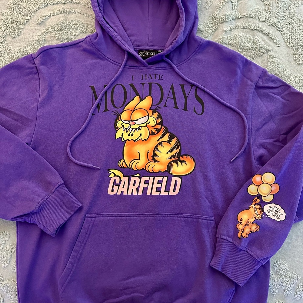 Nickelodeon Garfield Purple Hoodie